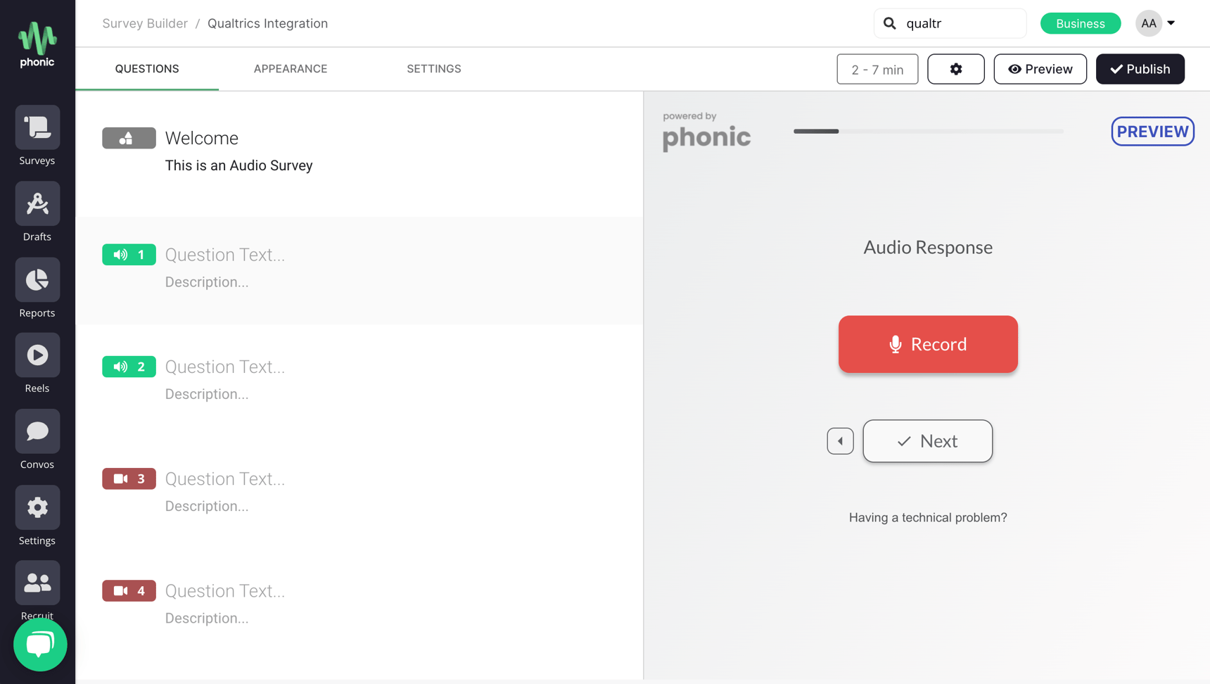 How Do I Record Audio Or Video in Qualtrics?